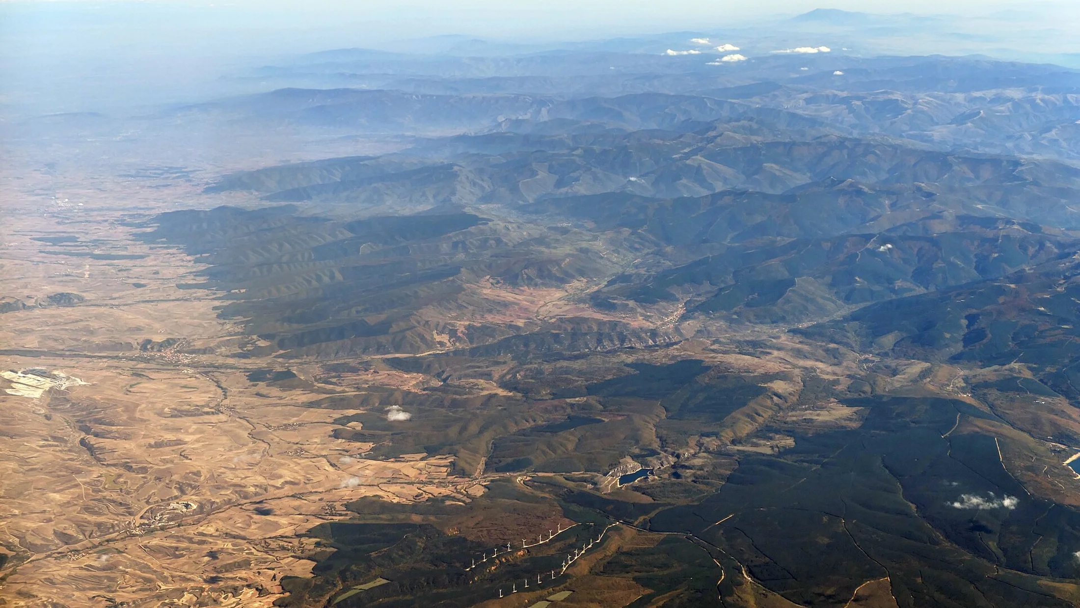 Paisaje de montaña de la Sierra de la Demanda