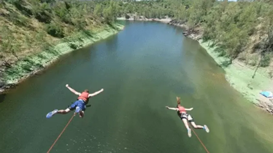 Puenting en el Puente de la Nava, Sierra de Cádiz