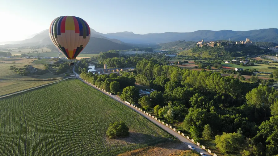 Heißluftballonfahrt über La Rioja
