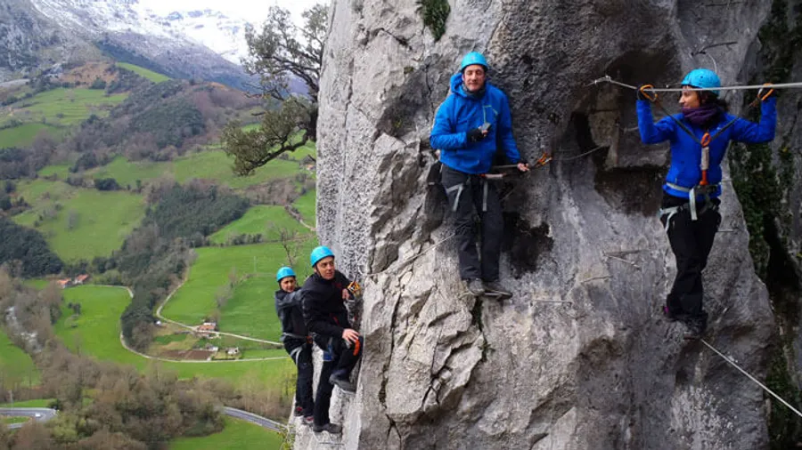 Technical Via Ferrata at Peña Karria, Montes Obarenes-San Zadornil Natural Park