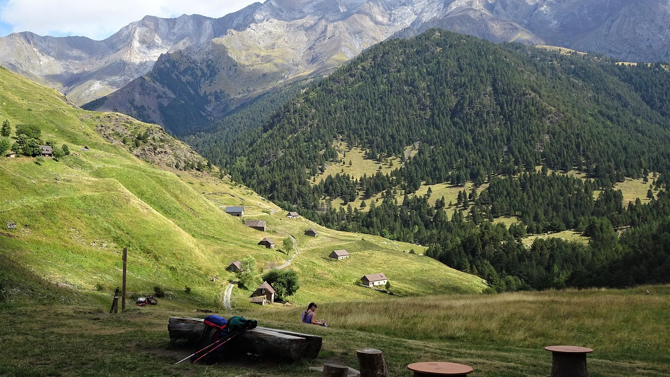 La Tuca de Llardana (Posets) vista desde el refugio de Viadós