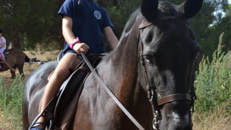 Paseo a caballo para niños en Chiclana