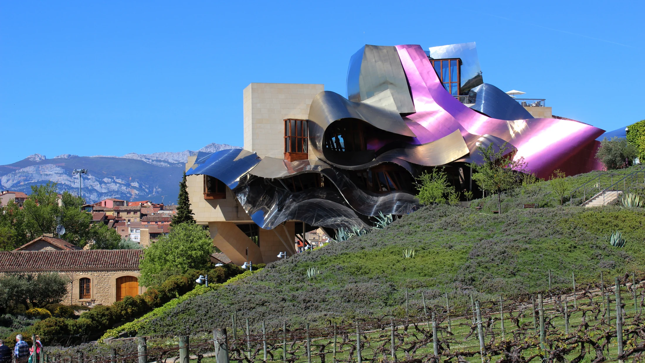 Marqués de Riscal winery and Frank Gehry hotel in Elciego, Álava