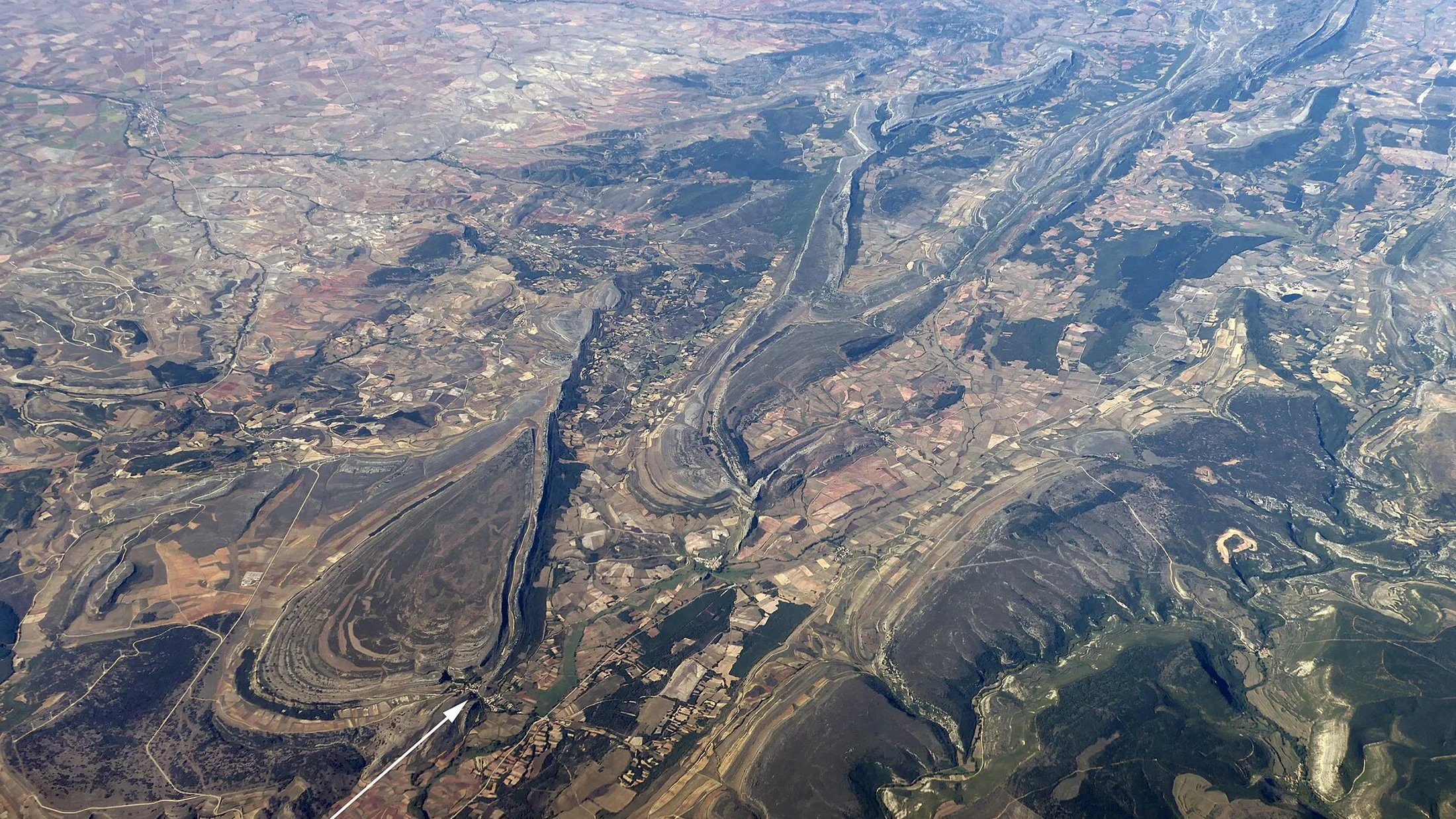 Karstic landscape of the Las Loras Geopark