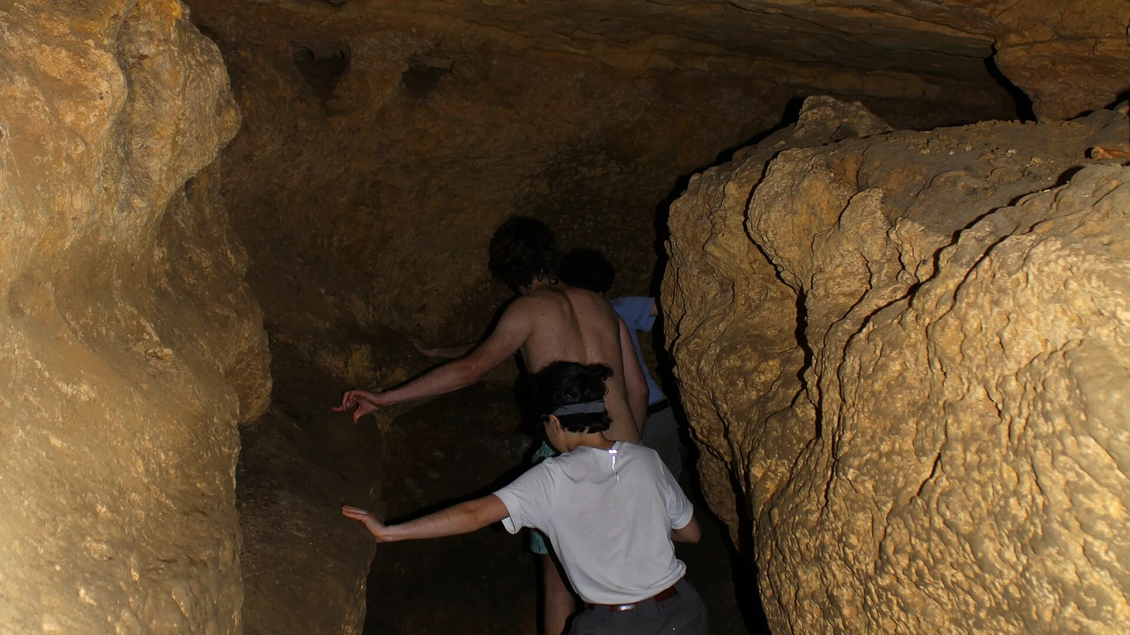 Salida de cueva tras la sesión