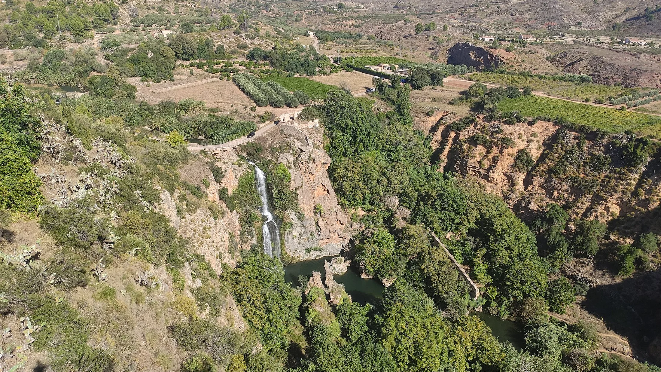 El Salto de Chella, 25 metros de caída