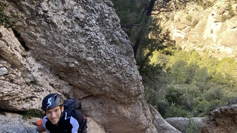 Vía ferrata de iniciación en Vilafranca del Penedès