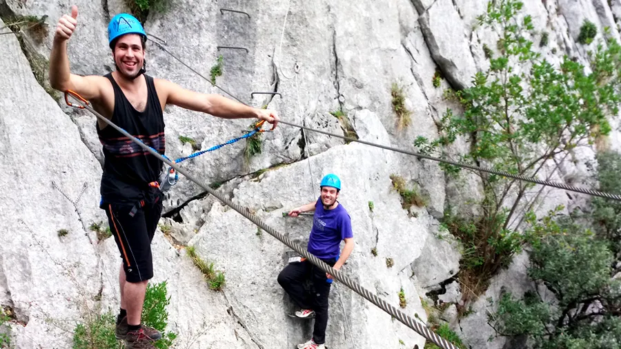 Vía ferrata en Ramales de la Victoria, Cantabria
