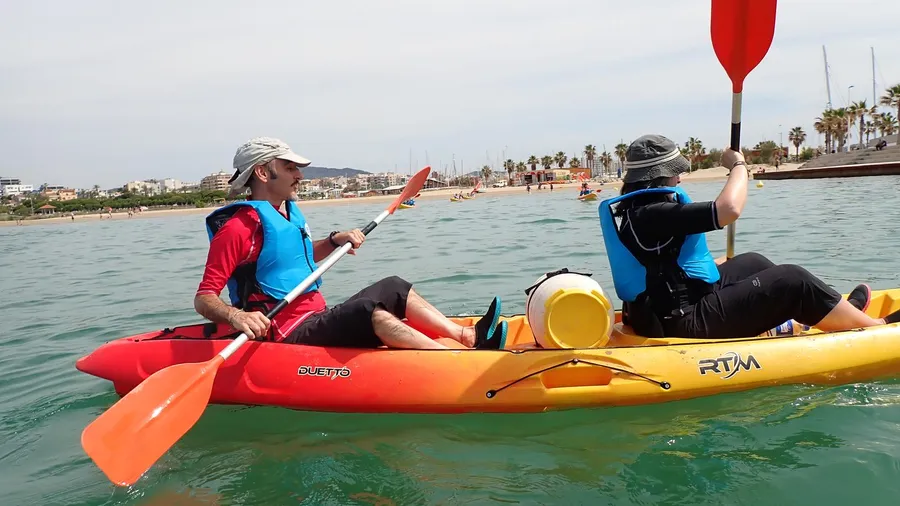 Curso de kayak integral en Vilanova i la Geltrú