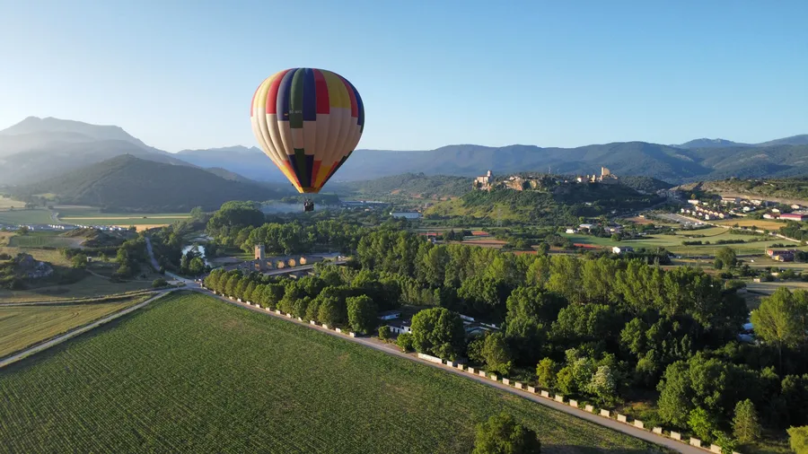 Heißluftballonfahrt im Norden von Burgos