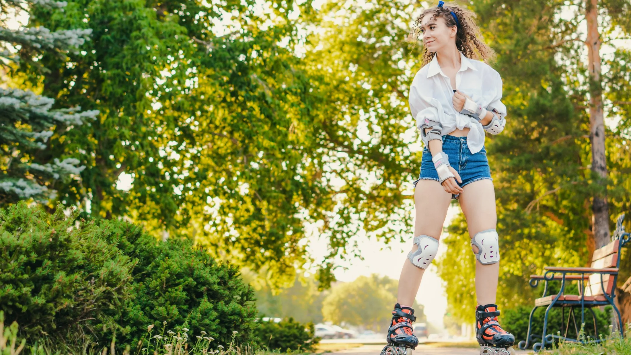 Patinaje o roller en rutas naturales