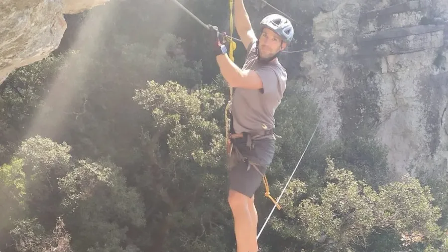 Technical Via Ferrata at Sunset in Tormo de la Margarida, Tivissa