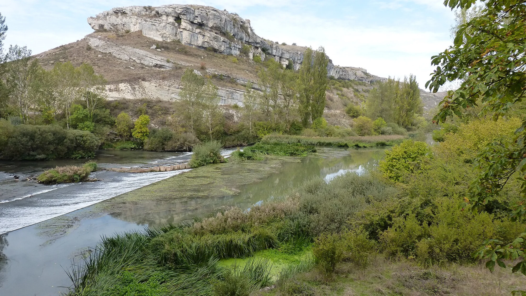 Las Tuerces, rugged limestone relief in the Mountains of Palencia.