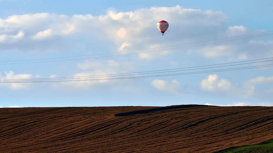 Vuelo en globo sobre viñedos de La Rioja