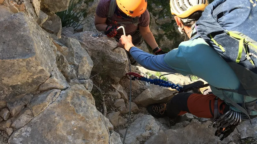 Curso de escalada en roca en Málaga