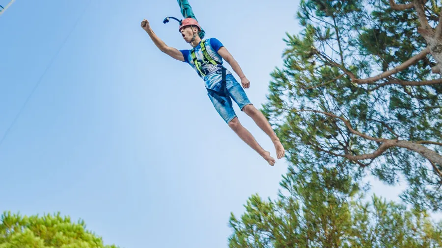 Sling Shot umano a Lloret de Mar