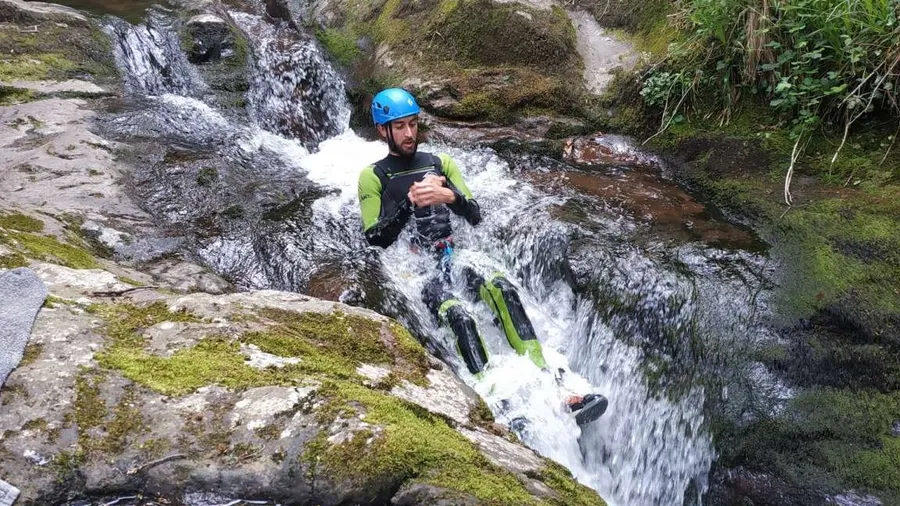 Barranquismo de iniciación en el Barranco de Aján (Cantabria)