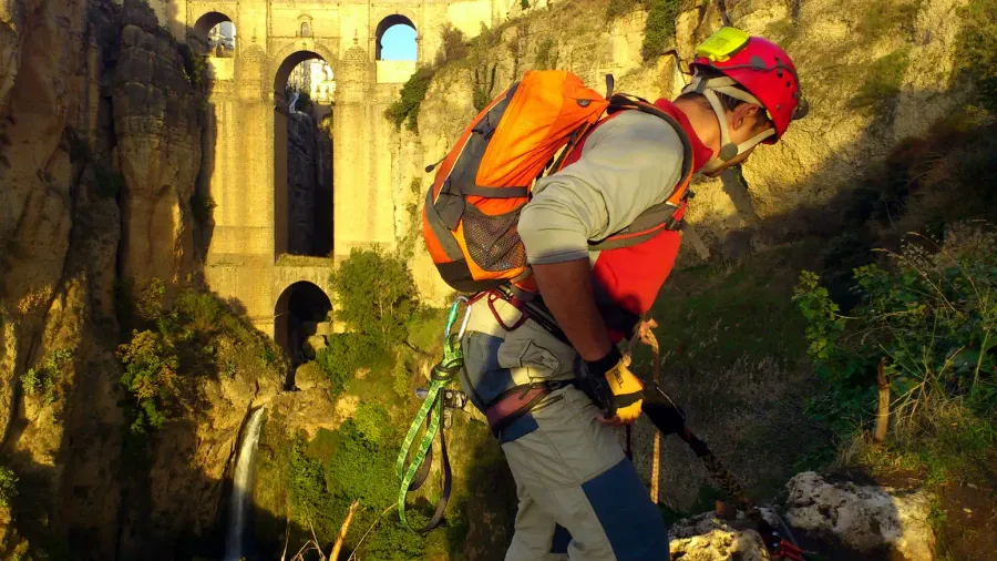Vía ferrata histórica en el Tajo de Ronda