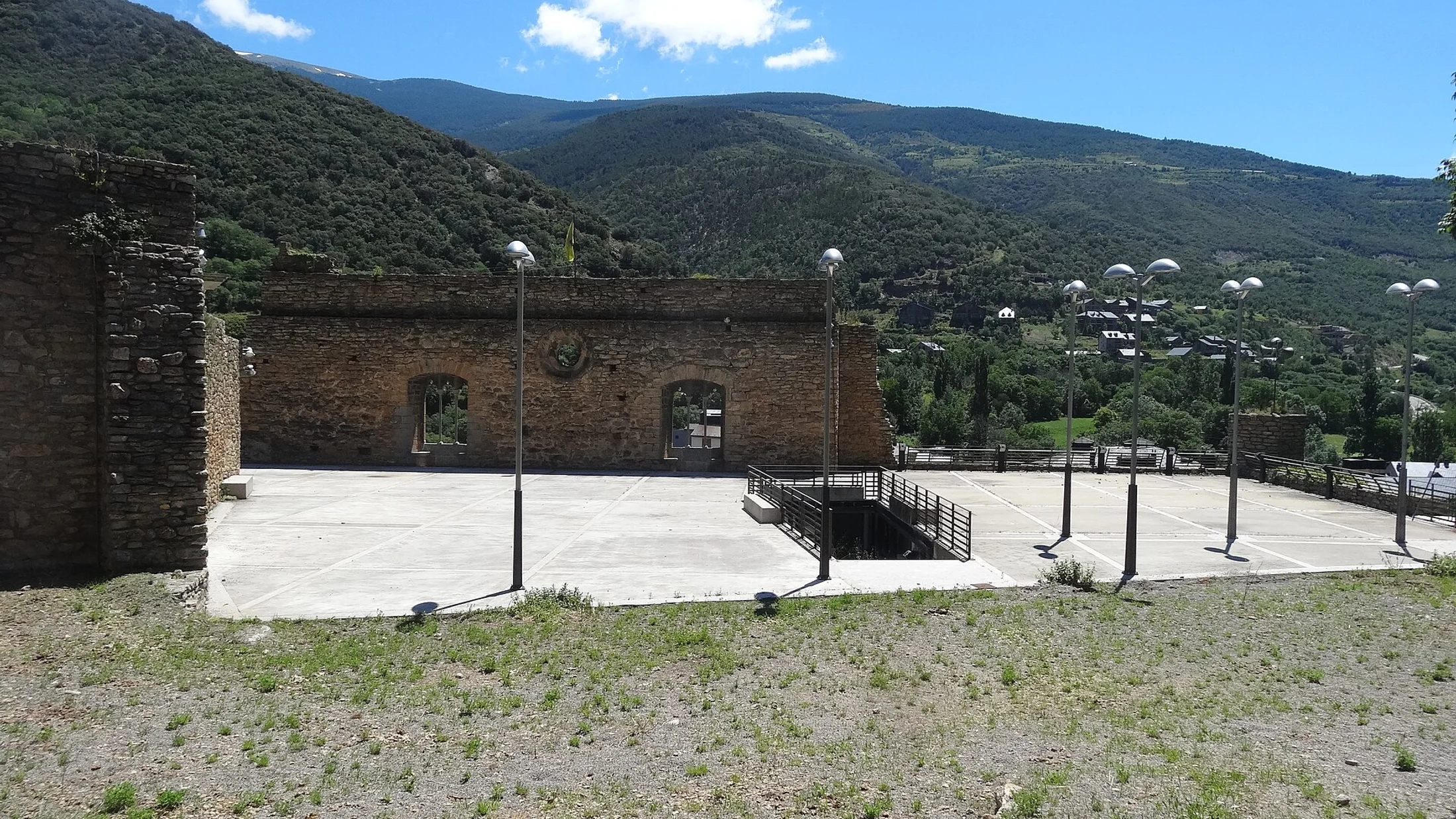 El castillo de los condes del Pallars, en Sort